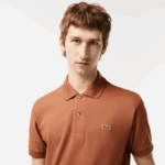 Men Lacoste V0ZN104 Light Brown LFA Original L.12.12 Polo - Image 2