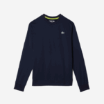 Men Lacoste V0ZN1055 Navy Blue 166 SPORT Printed Tennis Sweatshirt - Image 5