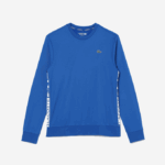 Men Lacoste V0ZN1057 Blue K1Q SPORT Printed Tennis Sweatshirt - Image 5