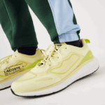 Men Lacoste V0ZN1058 Green Blue DQA Contrast Bands Trackpants - Image 7
