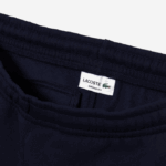 Men Lacoste V0ZN1059 Navy Blue Yellow 144 Contrast Bands Trackpants - Image 2