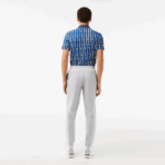 Men Lacoste V0ZN1061 Grey Chine CCA Tapered Fit Fleece Trackpants - Image 3