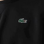 Men Lacoste V0ZN1063 Black C31 SPORT Mesh Panels Sweatshirt - Image 7