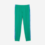 Men Lacoste V0ZN1068 Green HD2 Heritage Contrast Bands Trackpants - Image 4