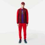 Men Lacoste V0ZN1076 Bordeaux Red 6HJ SPORT Thermal Golf Jacket - Image 2