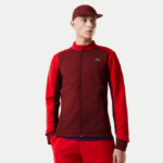 Men Lacoste V0ZN1076 Bordeaux Red 6HJ SPORT Thermal Golf Jacket