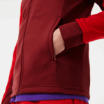 Men Lacoste V0ZN1076 Bordeaux Red 6HJ SPORT Thermal Golf Jacket - Image 8