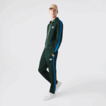 Men Lacoste V0ZN1077 Green YZP Contrast Side Band Trackpants