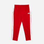 Men Lacoste V0ZN1078 Red 240 Contrast Side Band Trackpants