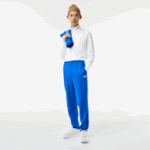 Men Lacoste V0ZN1079 Blue K1Q Contrast Side Band Trackpants