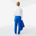 Men Lacoste V0ZN1079 Blue K1Q Contrast Side Band Trackpants - Image 3