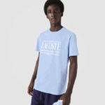Men Lacoste V0ZN107 Blue HBP Regular Fit Jersey T-Shirt