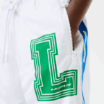 Men Lacoste V0ZN1085 White SBH Water-Repellent Trackpants - Image 7