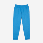 Men Lacoste V0ZN1086 Blue 4XA Tapered Fit Fleece Trackpants - Image 5