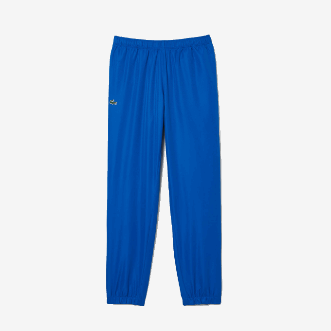 Men Lacoste V0ZN1087 Blue K1Q SPORT Side Prints Tennis Trackpants - Image 5