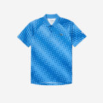 Men Lacoste V0ZN108 Blue YIQ Tennis x Novak Djokovic Fan Version Polo - Image 4
