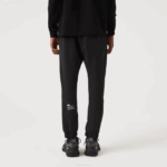 Men Lacoste V0ZN1091 Black C31 SPORT Zippered Bottom Pants - Image 3