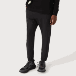 Men Lacoste V0ZN1091 Black C31 SPORT Zippered Bottom Pants - Image 7