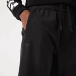 Men Lacoste V0ZN1091 Black C31 SPORT Zippered Bottom Pants - Image 8