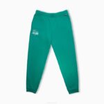 Men Lacoste V0ZN1094 Green HD2 Crocodile Branding Cotton Fleece Jogging Pants