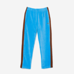 Men Lacoste V0ZN1103 Blue 4XA Side Contrast Band Trackpants - Image 5