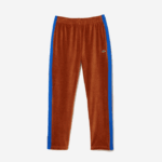 Men Lacoste V0ZN1104 Brown 3PB Side Contrast Band Trackpants - Image 4