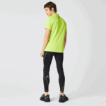 Men Lacoste V0ZN1112 Black Yellow 60R SPORT Thermal Leggings - Image 3