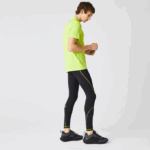 Men Lacoste V0ZN1112 Black Yellow 60R SPORT Thermal Leggings - Image 6