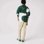 Men Lacoste V0ZN1118 Beige C5U Water-Resistant Tracksuit Pants - Image 4