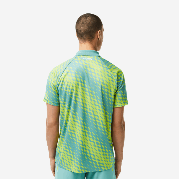 Men Lacoste V0ZN111 Mint ZLI Tennis x Novak Djokovic Fan Version Polo - Image 3