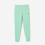 Men Lacoste V0ZN1125 Light Green 0VZ Tapered Fit Fleece Trackpants - Image 4