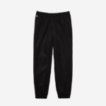 Men Lacoste V0ZN1129 Black Blue White Black ARU SPORT Colorblock Bands Trackpants - Image 5
