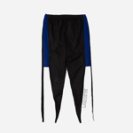 Men Lacoste V0ZN1129 Black Blue White Black ARU SPORT Colorblock Bands Trackpants - Image 6