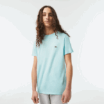Men Lacoste V0ZN112 Mint LGF Crew Neck Pima Cotton Jersey T-Shirt