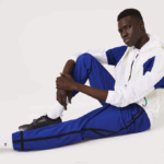 Men Lacoste V0ZN1130 Blue BDM Light Trackpants