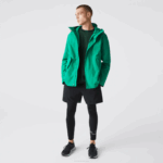 Men Lacoste V0ZN1137 Black White MYJ SPORT Leggings - Image 2