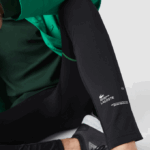 Men Lacoste V0ZN1137 Black White MYJ SPORT Leggings - Image 6