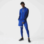 Men Lacoste V0ZN1138 Blue Black White PHK SPORT Leggings - Image 7