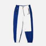 Men Lacoste V0ZN1150 White Blue Green X53 LIVE Colorblock Light Trackpants
