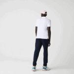 Men Lacoste V0ZN1151 Navy Blue 166 SPORT Tennis Fleece Trackpants - Image 3