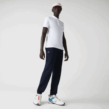 Men Lacoste V0ZN1151 Navy Blue 166 SPORT Tennis Fleece Trackpants