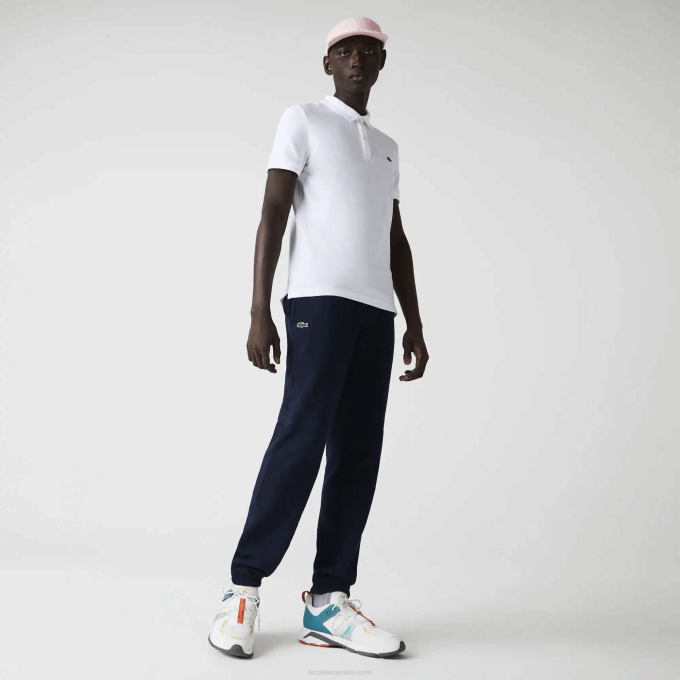 Men Lacoste V0ZN1151 Navy Blue 166 SPORT Tennis Fleece Trackpants - Image 1