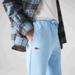 Men Lacoste V0ZN1157 Blue HBP SPORT Fleece Tennis Sweatpants - Image 6