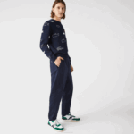 Men Lacoste V0ZN1164 Navy Blue 166 Stretch Cotton Jogging Pants