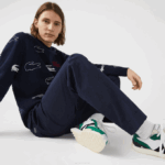Men Lacoste V0ZN1164 Navy Blue 166 Stretch Cotton Jogging Pants - Image 7