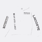 Men Lacoste V0ZN1165 White 001 LIVE x Minecraft Loose Fit Fleece Hoodie - Image 5