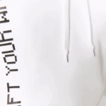 Men Lacoste V0ZN1165 White 001 LIVE x Minecraft Loose Fit Fleece Hoodie - Image 9