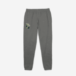 Men Lacoste V0ZN1169 Grey Chine 1VQ Pennants L Badge Fleece Tracksuit Pants - Image 4