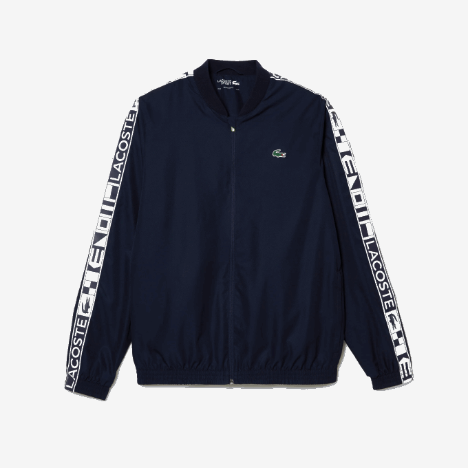 Men Lacoste V0ZN1172 Navy Blue 423 SPORT Printed Tennis Tracksuit - Image 5
