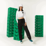 Men Lacoste V0ZN1175 Black 031 LIVE x Minecraft Nylon Trackpants - Image 2